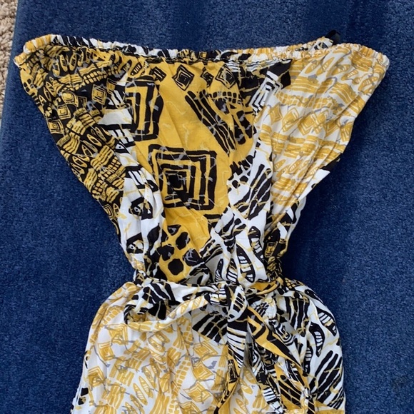 Forever 21 Strapless Tie Around the Waist Dress Size Medium - Picture 3 of 4